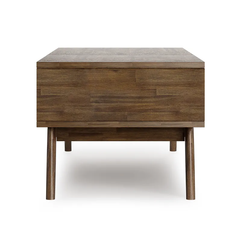 Clarkson - Lift Top Coffee Table - Rustic Natural Aged Brown
