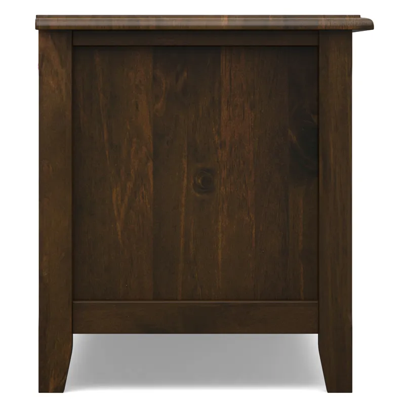 Burlington - 72\" Low TV Media Stand - Mahogany Brown