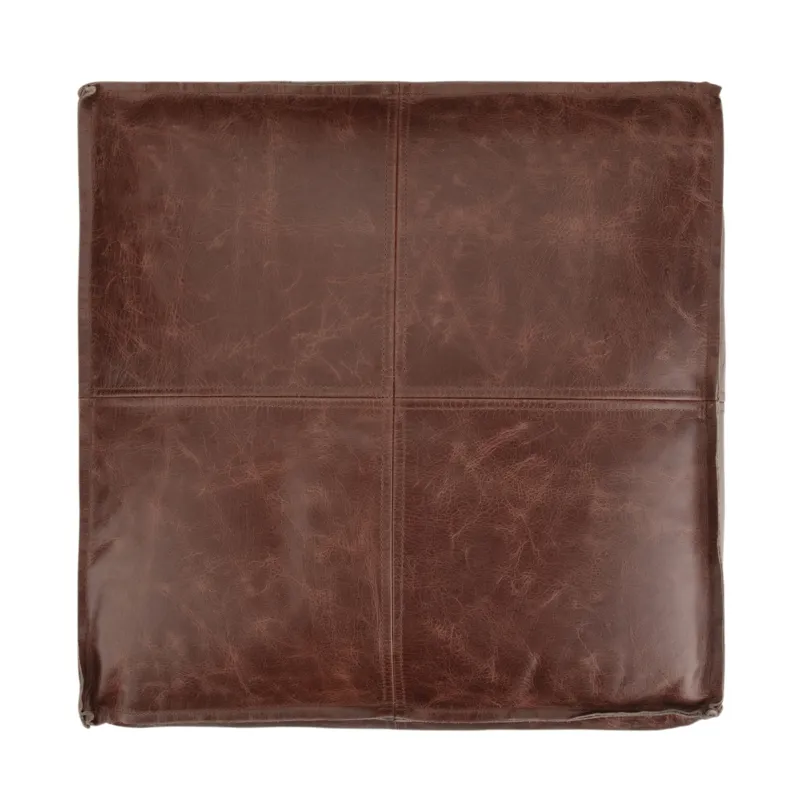 Sheffield - Square Pouf - Brown