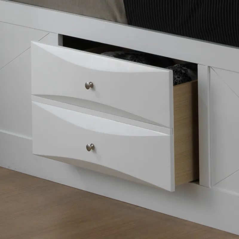 Marilla - G1570G-KSB3 King Storage Bed - White