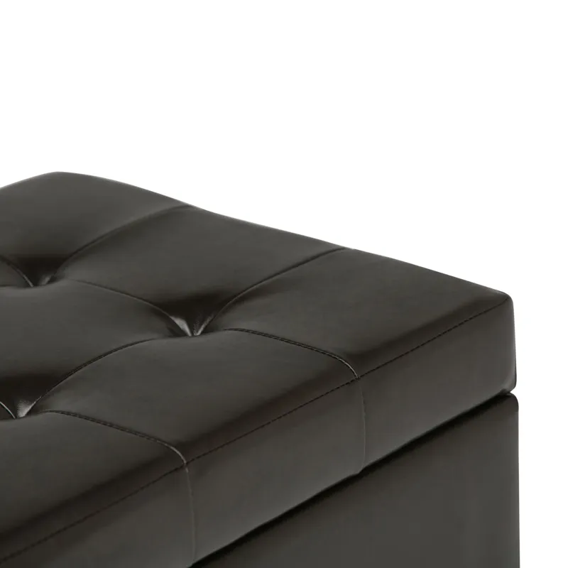 Cosmopolitan - Storage Ottoman - Tanners Brown
