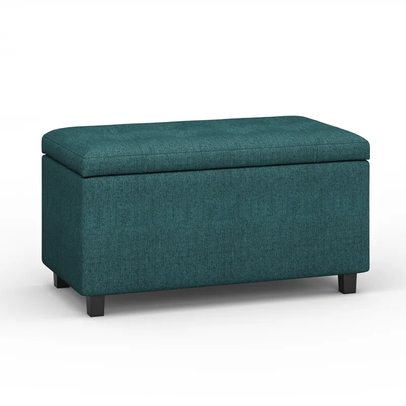 Cosmopolitan - Storage Ottoman - Teal