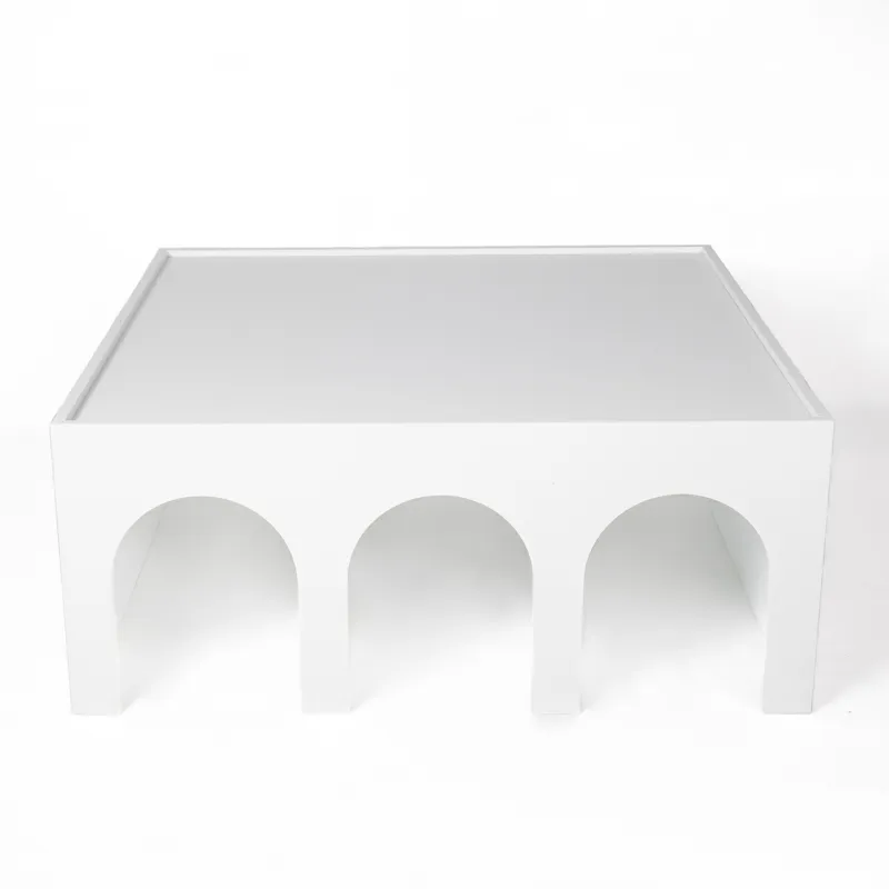 Multifunctional 4 Tier Book Shelf & Coffee Table For Living Room Bedroom Dining Room Study Entryway,