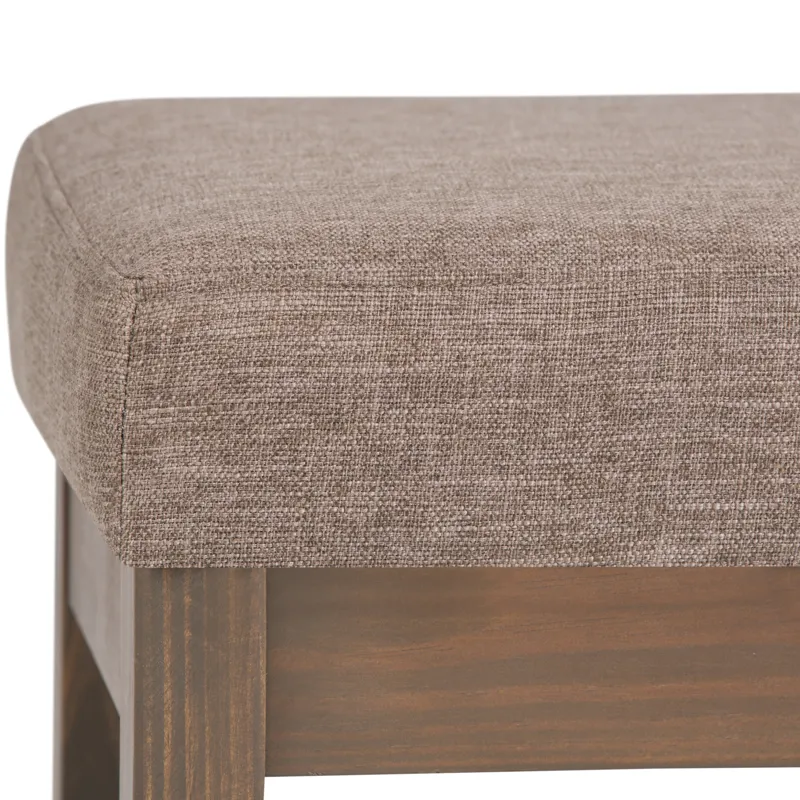 Milltown - Footstool Small Ottoman Bench - Fawn Brown