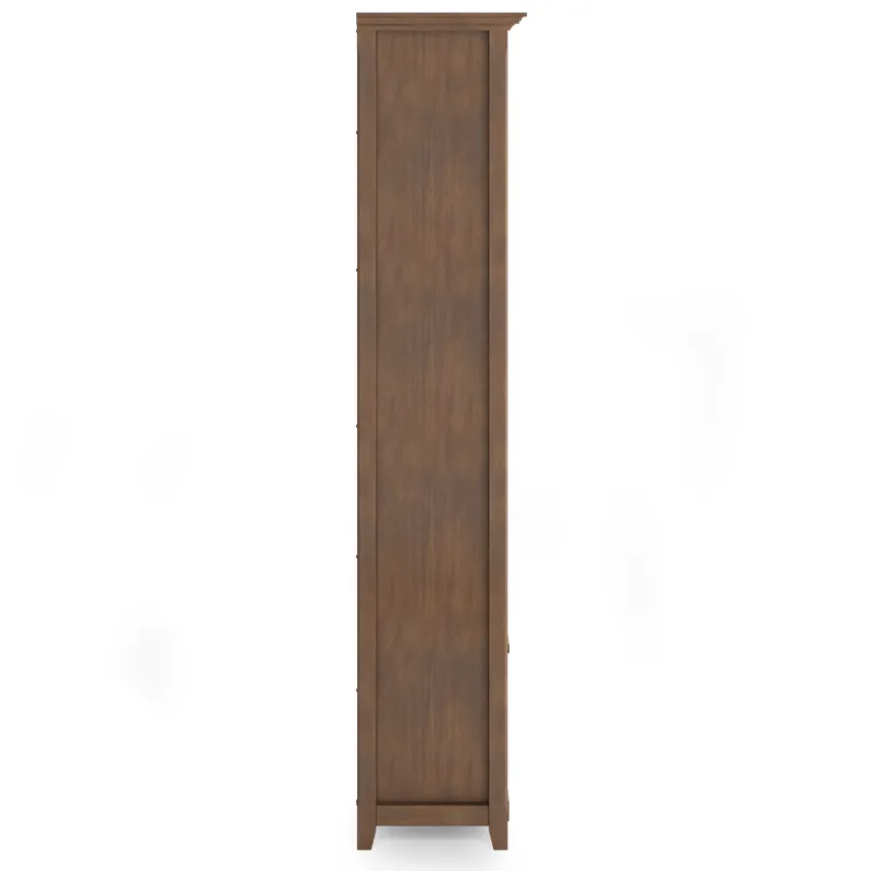 Amherst - 5 Shelf Bookcase - Rustic Natural Aged Brown