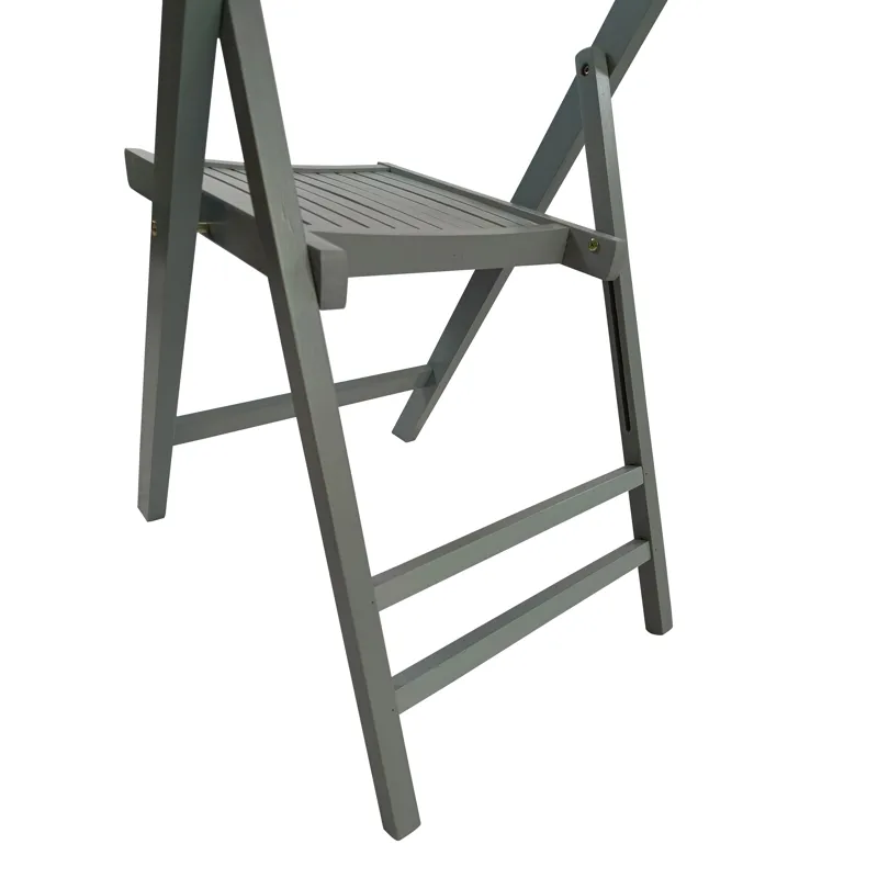 Folding Special Event Chairs, Foldable Style (Set of 4) - Gray