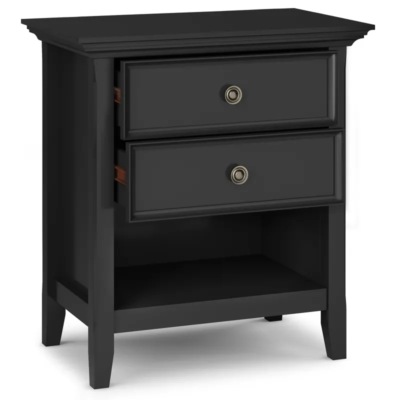 Amherst - Bedside Table - Black