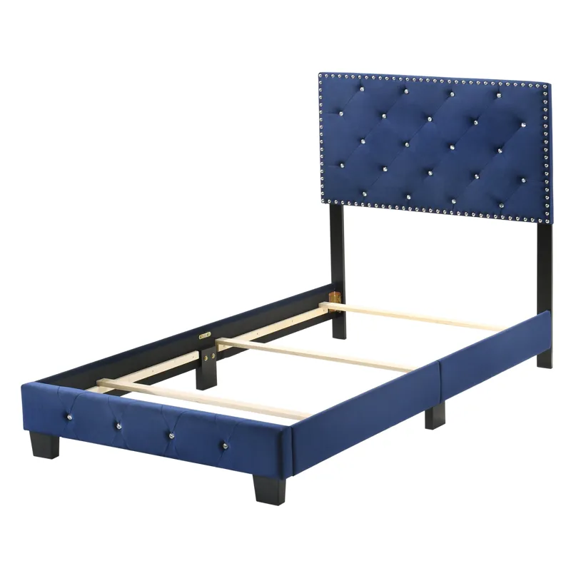 Suffolk - G1405-TB-UP Twin Bed - Navy Blue