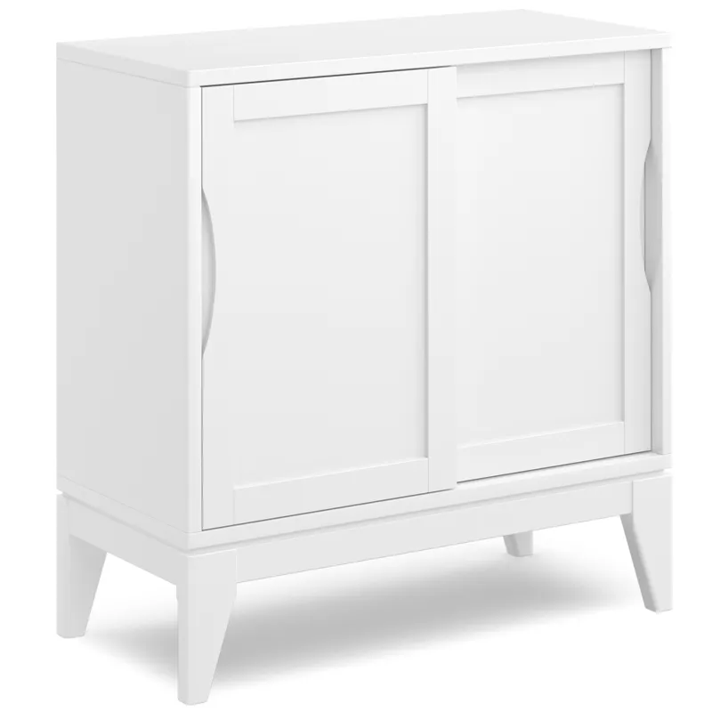 Harper - Low Storage Cabinet - White