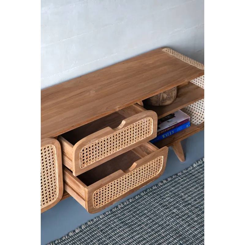 Teak Cabinet - Natural / Brown