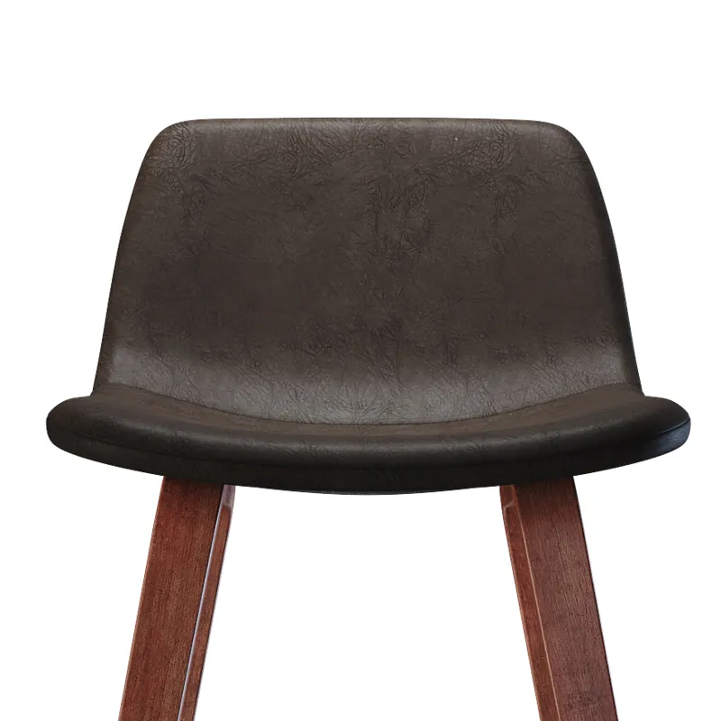 Addy - 26\" Counter Stool (Set of 2) - Distressed Brown
