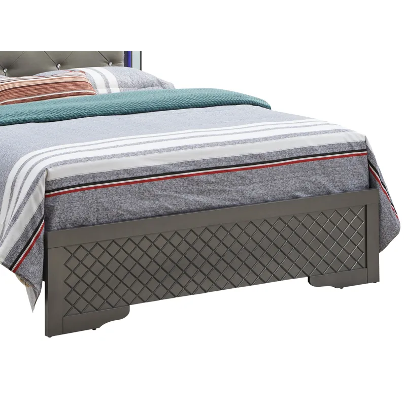 Verona - G6702C-FB3 Full Bed - Metalic Black