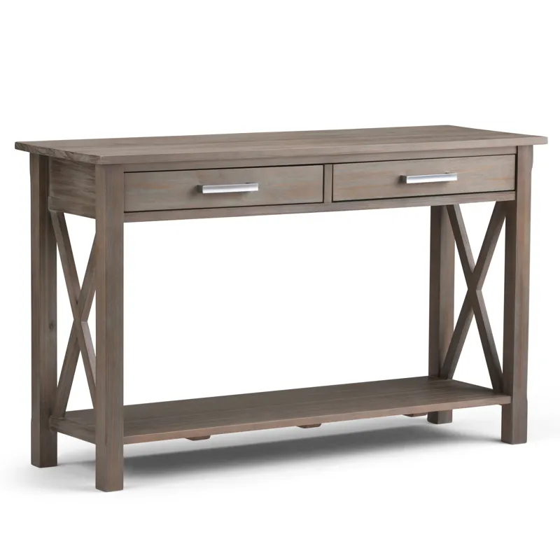 Kitchener - Console Sofa Table - Distressed Grey