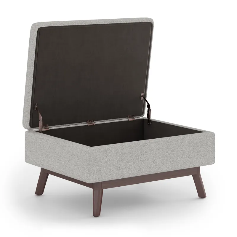 Owen - Coffee Table Storage Ottoman - Cloud Grey