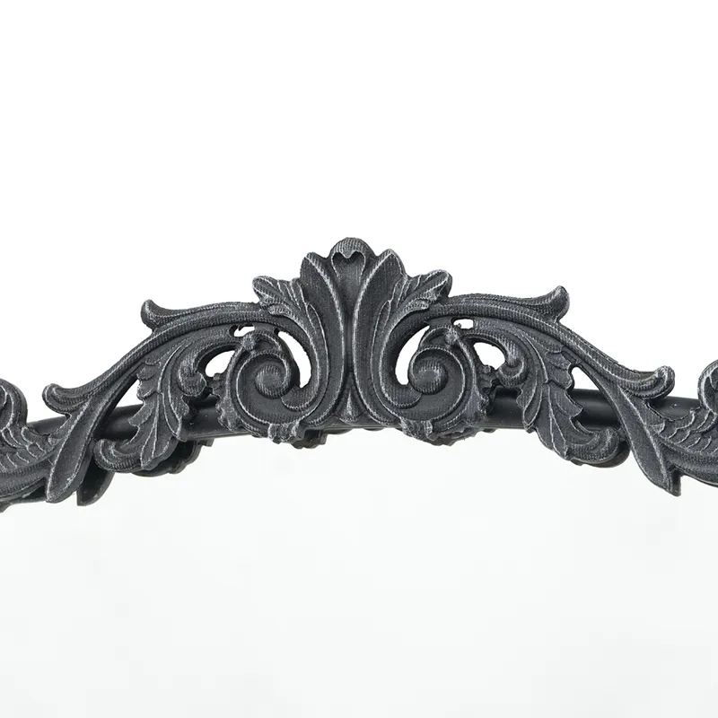 Full Length Mirror, Arched Mirror Hanging Or Leaning Against Wall, Large Mirror For Living Room - Bl