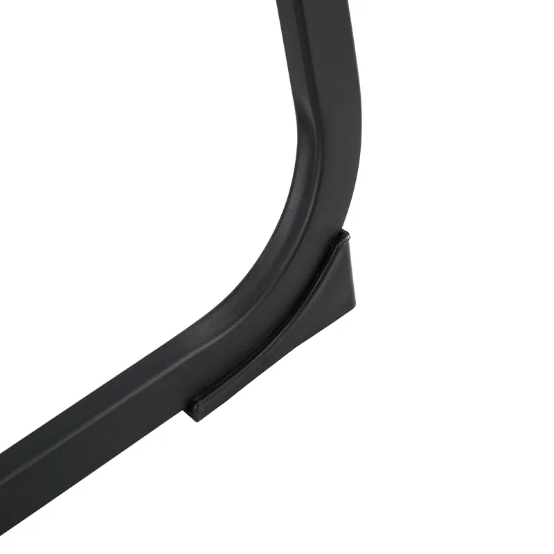 PU Chair Barstool Dining Counter Height Chair (Set of 2) - Black