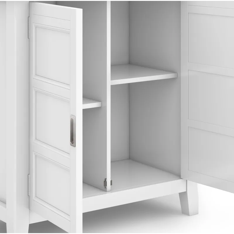 Burlington - Low Storage Cabinet - White