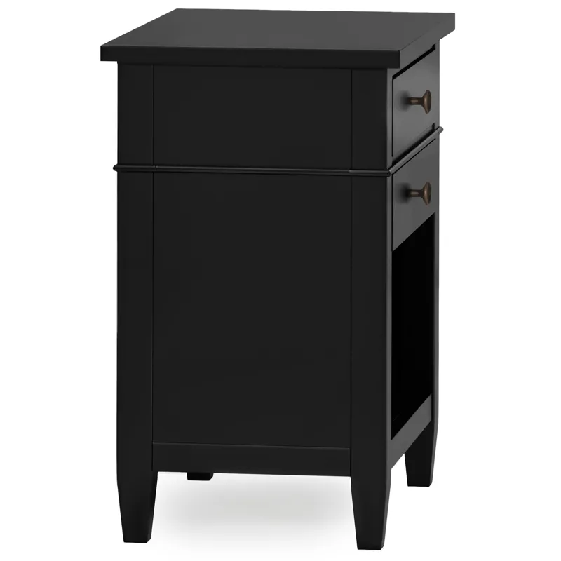 Carlton - Bedside Table - Black