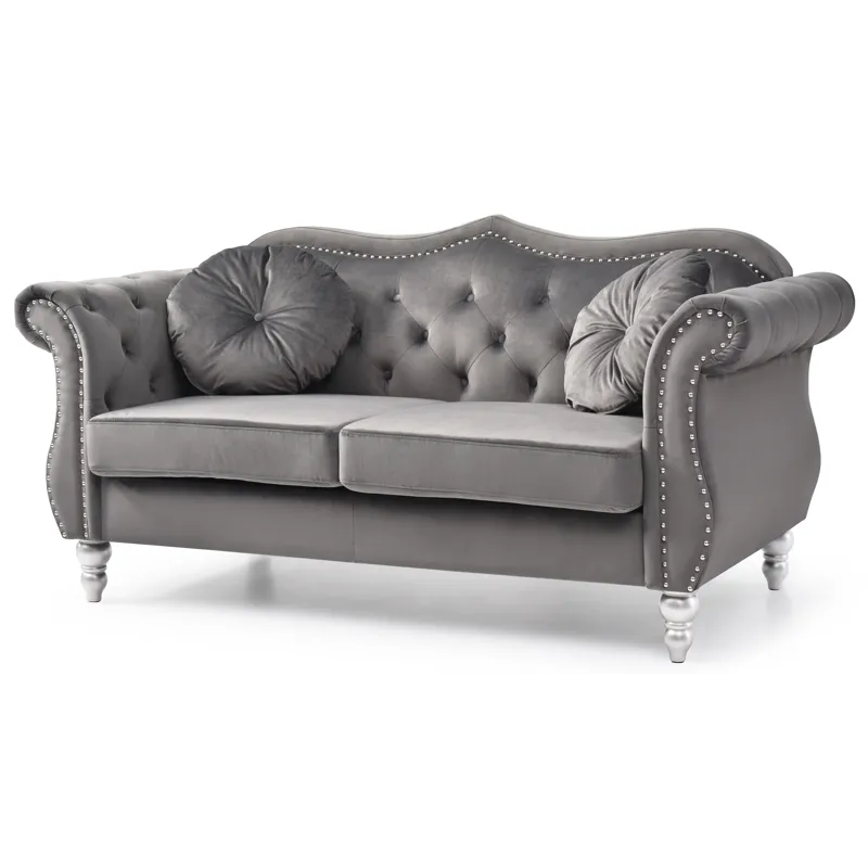 Hollywood - G0660A-L Loveseat - Dark Gray