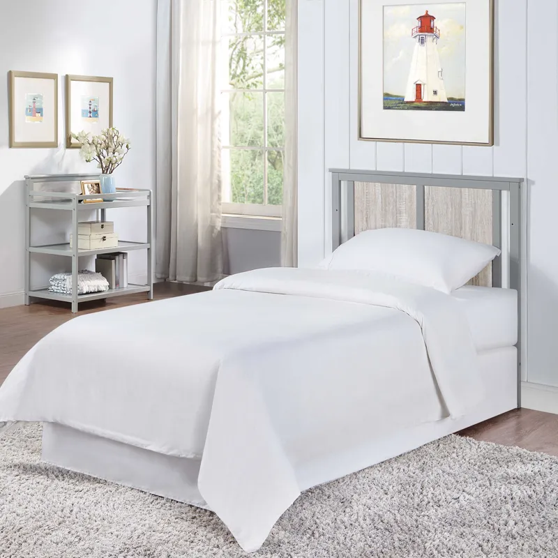 Connelly - Mini Crib With Mattress Pad - Gray / Rockport Gray
