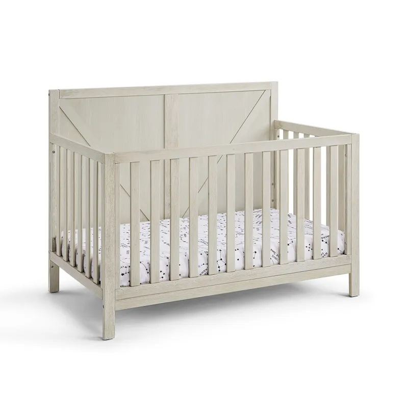 Barnside - 4-in-1 Convertible Crib - Washed Gray