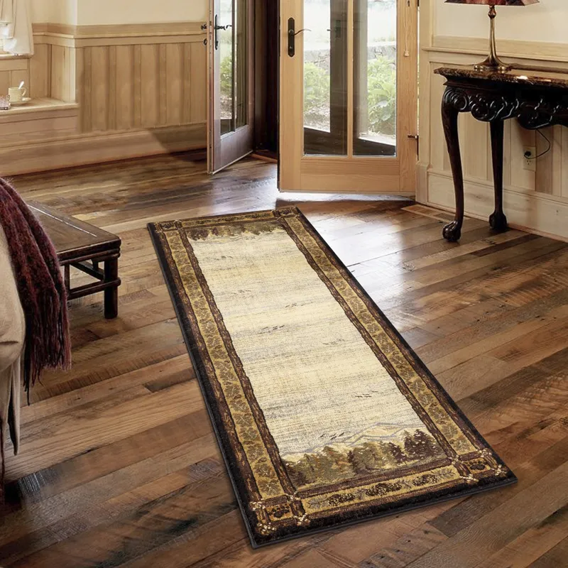 Nature\'s Nest - GC_CBL3009 Multi 2\' x 7\' Lodge Area Rug