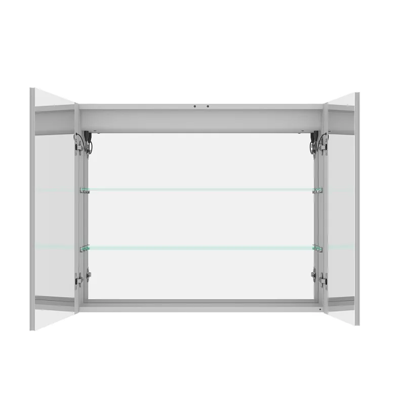 36X30\" Medicine Cabinet With LED Vanity Mirror, Anti-Fog Recessed Or Surface Mount Bathroom Double 