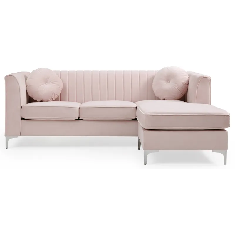 Delray - G794B-SC Sofa Chaise (3 Boxes) - Pink
