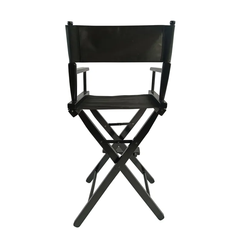 Casual Home Director\'s Chair, Foldable Style, Suitable For Adults (Set of 2) - Black