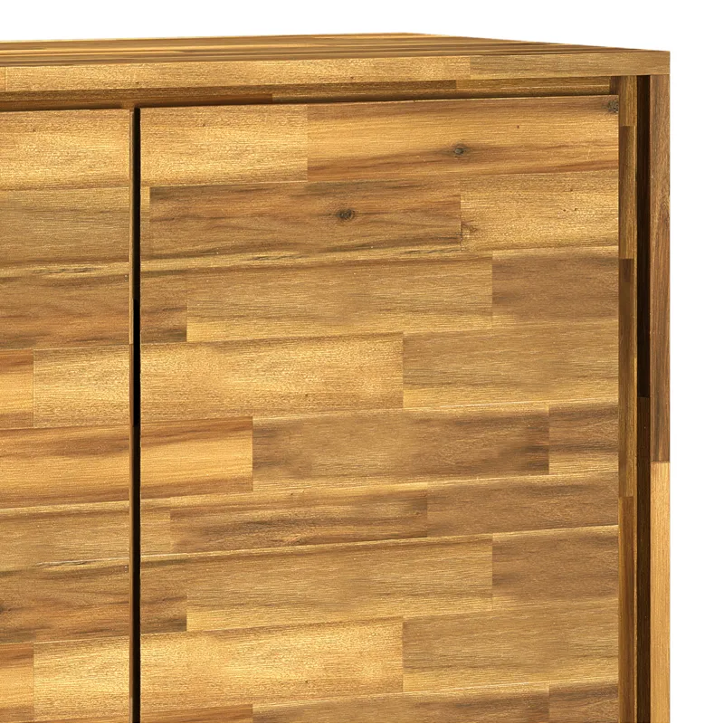 Lowry - Medium Storage Cabinet - Distressed Golden Wheat