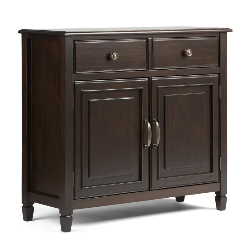 Connaught - Entryway Storage Cabinet - Dark Chestnut Brown