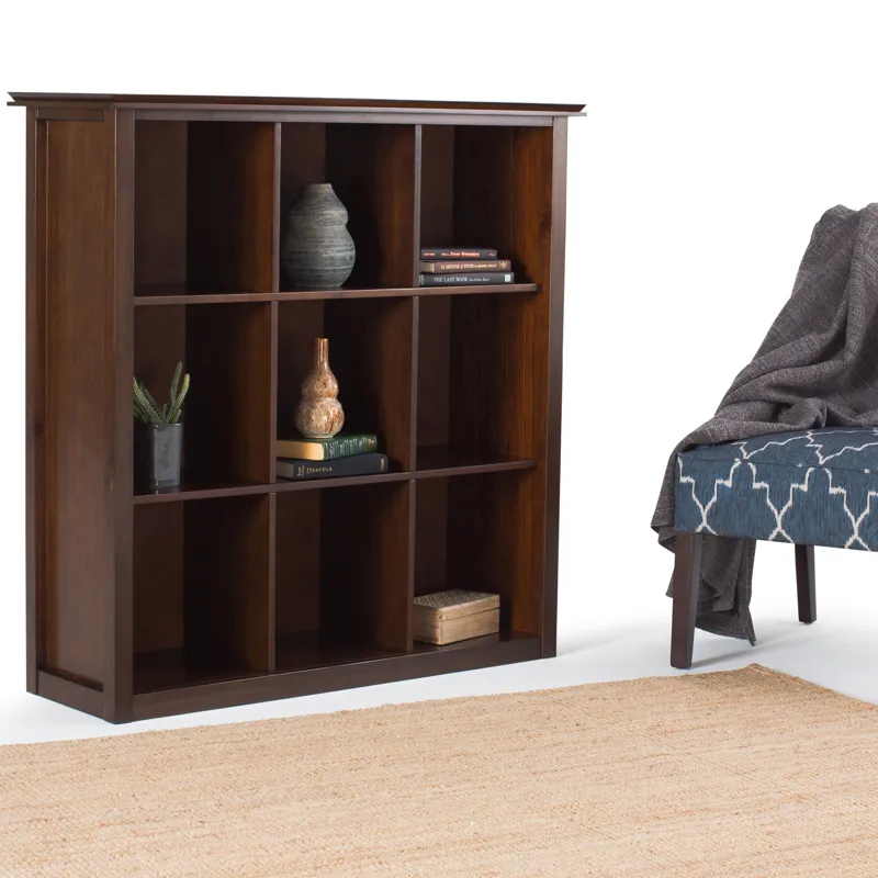 Artisan - 9 Cube Bookcase and Storage Unit - Russet Brown