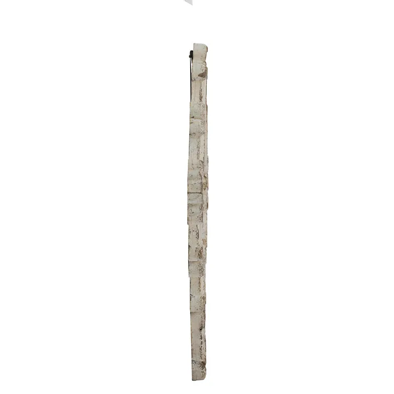 Artistic Diamond Scrollwork Mirror, Home Accent Mirror For Living Room, Entryway - Antique White