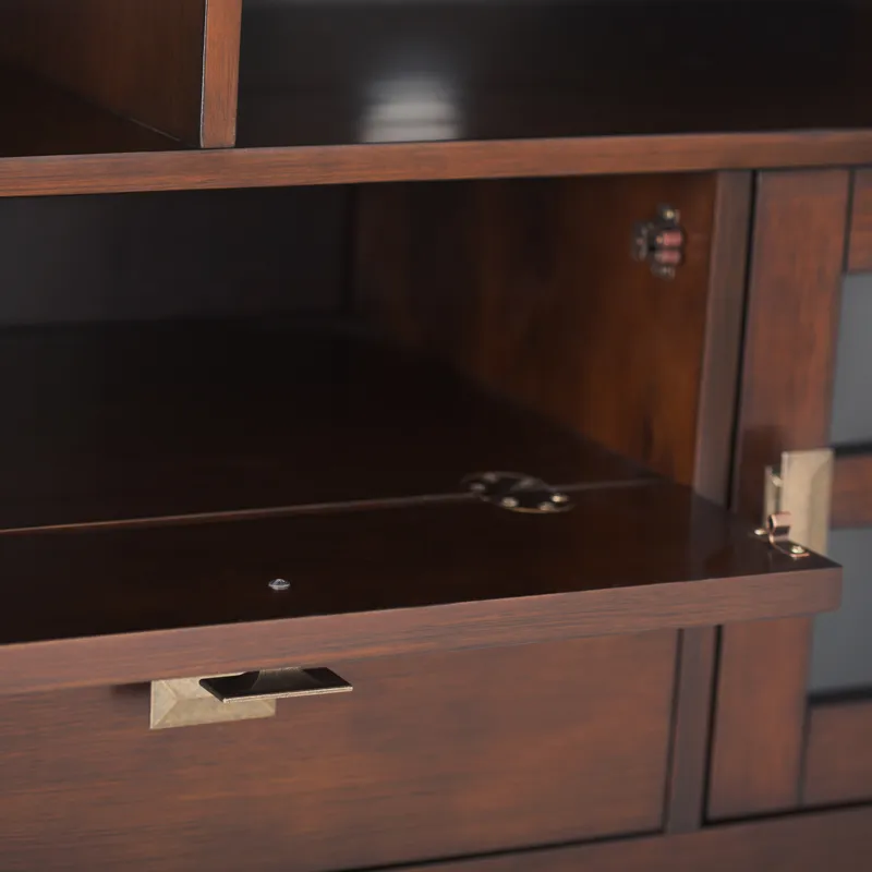 Artisan - 72\" TV Media Stand - Russet Brown