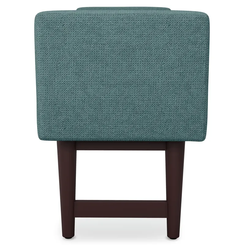 Scott - Ottoman Bench - Smoky Teal