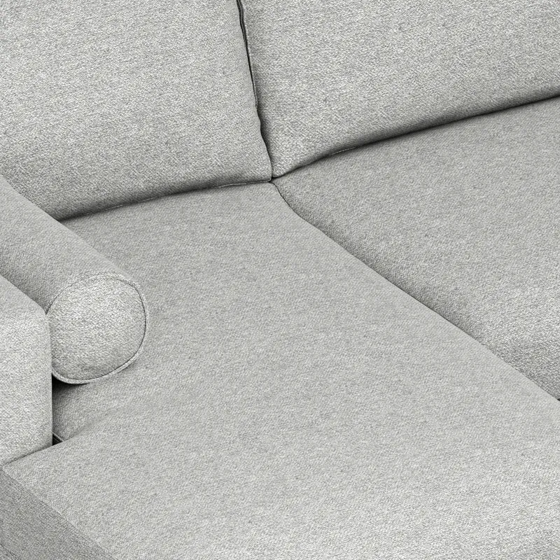Morrison - Left Sectional Sofa - Mist Gray