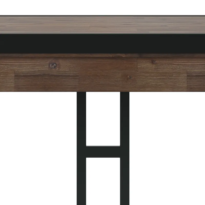 Erina - Small Desk - Rustic Natural Aged Brown