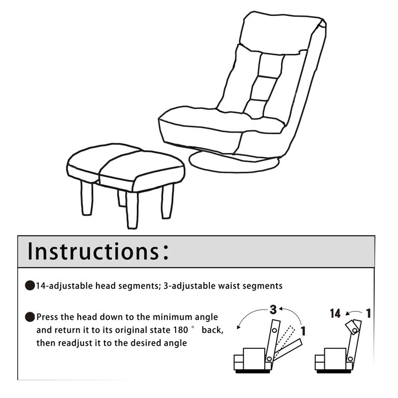 Reclining Chair - Gray