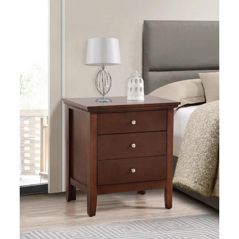 Hammond - G5425-N 3 Drawer Nightstand - Cappuccino
