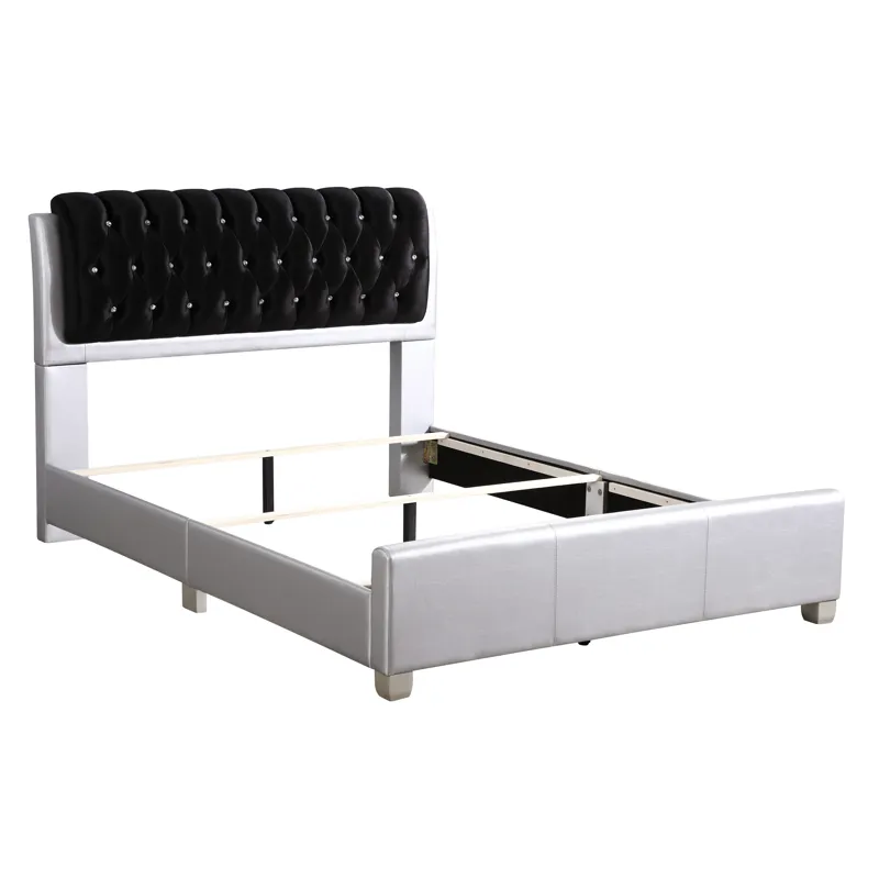 Marilla - G1503C-KB-UP King Bed - Silver