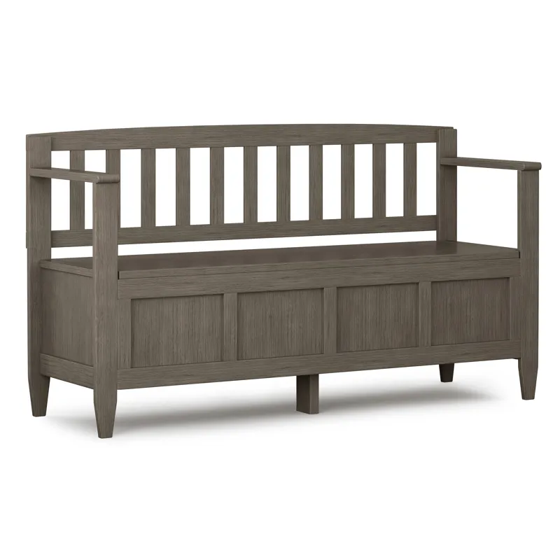 Brooklyn - Entryway Storage Bench - Farmhouse Grey