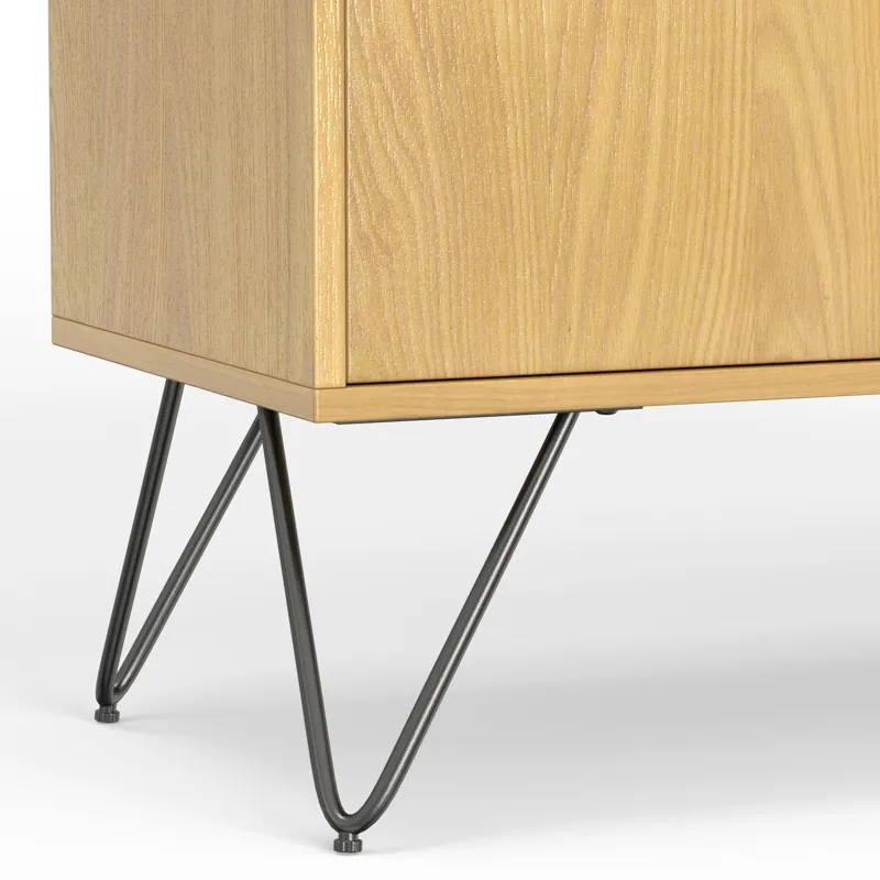 Hunter - TV Media Stand - Oak Veneer