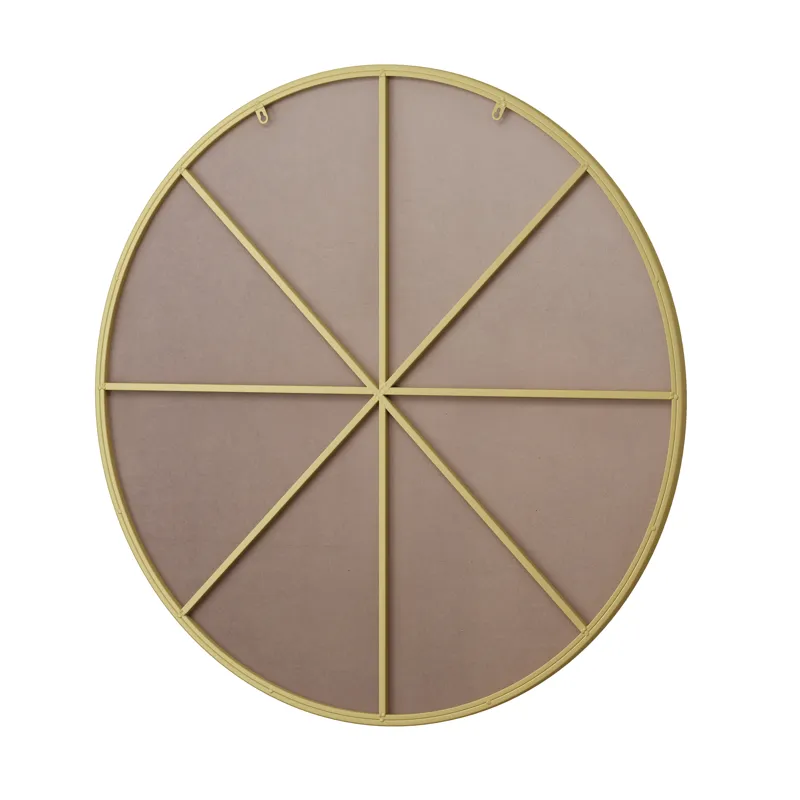 Wall Mirror Circular Mirror Metal Framed Mirror Round Vanity Mirror Dressing Mirror, For Bathroom, L