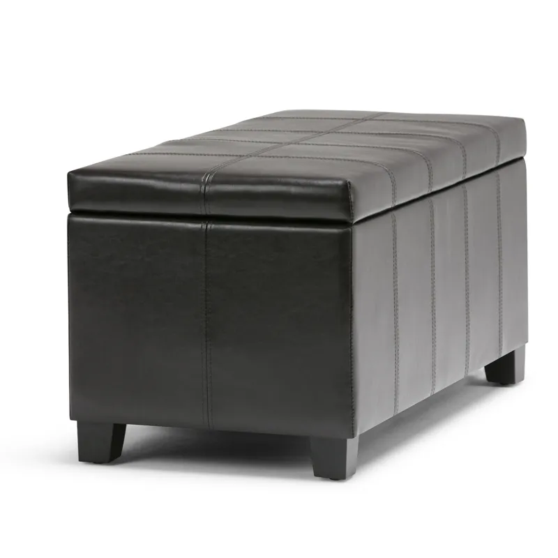 Dover - Storage Ottoman Bench - Tanners Brown