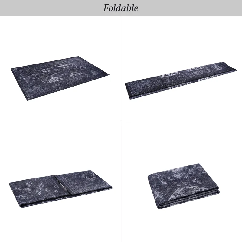2\'6\'\' X 10\' Area Rugs, Washable Rug, Low-Pile, Non-Slip, Non-Shedding, Foldable, Kid & Pet Frien