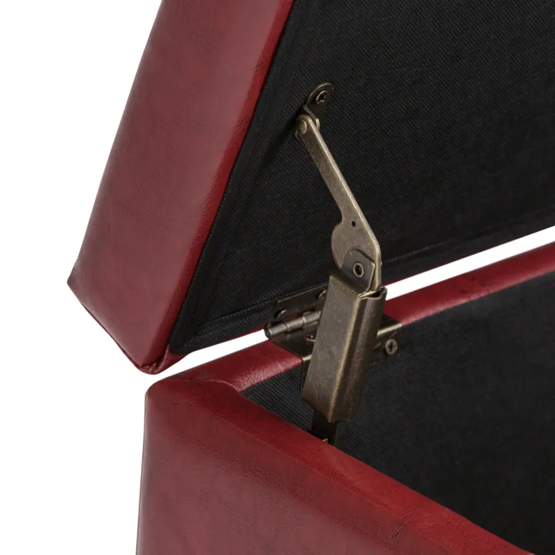 Dover - Storage Ottoman Bench - Radicchio Red