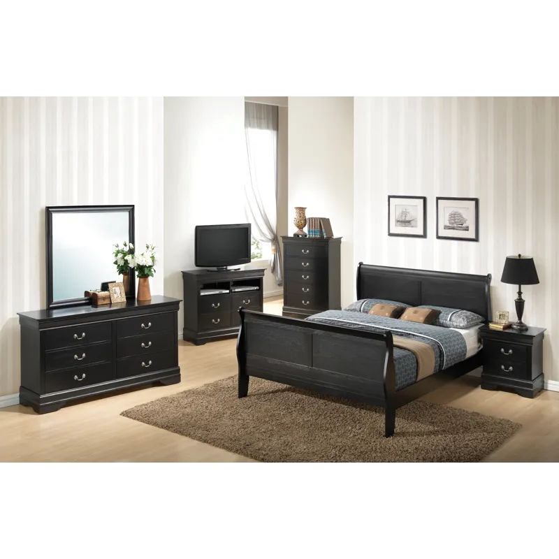 Louis Phillipe - G3150A-QB Queen Bed - Black