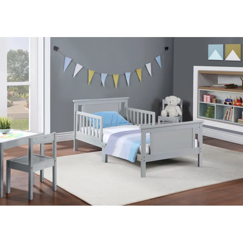 Connelly - Reversible Panel Toddler Bed - Gray/Rockport Gray