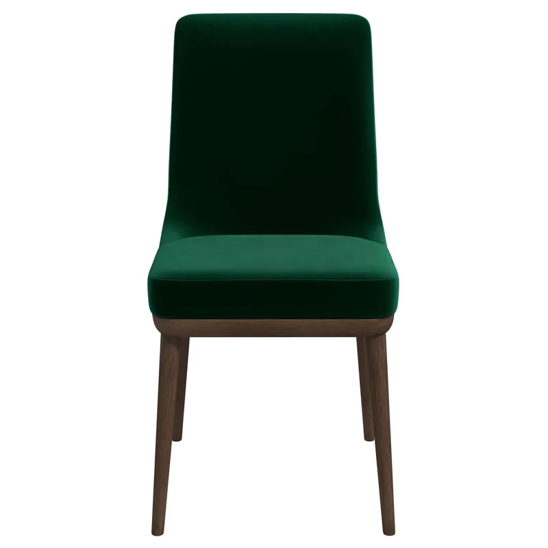 Laura - Mid-Century Modern Solid Wood Dining Chair (Set of 2) - Green