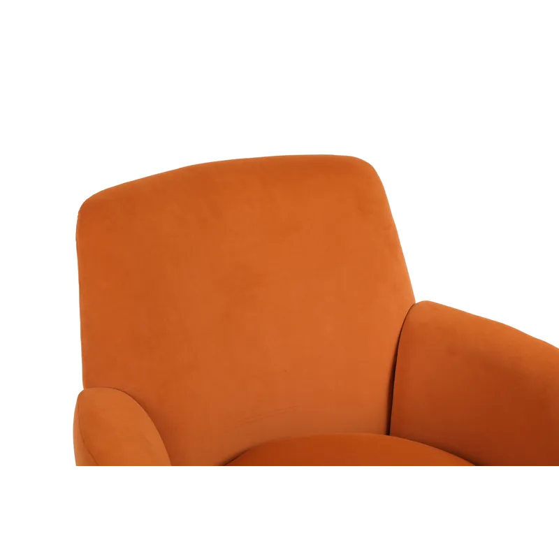 Velvet Swivel Barrel Chair, Swivel Accent Chairs Armchair For Living Room, Reading Chairs For Bedroo